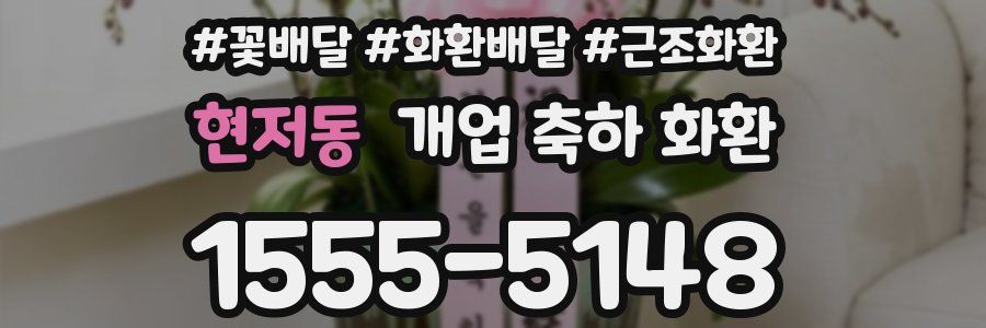 현저동 개업 축하 화환
