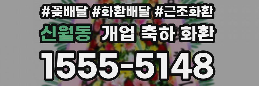 신월동 개업 축하 화환