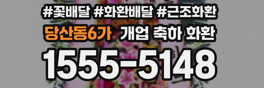 당산동6가 개업 축하 화환