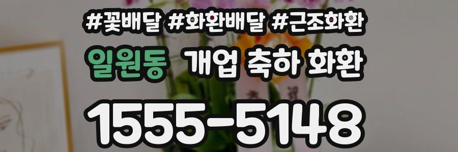 일원동 개업 축하 화환