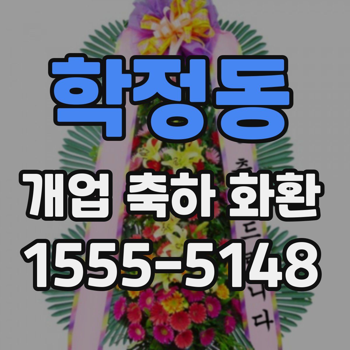 학정동 개업 축하 화환