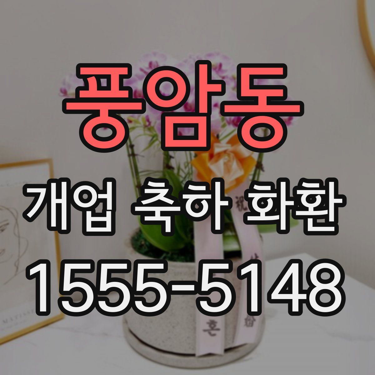 풍암동 개업 축하 화환
