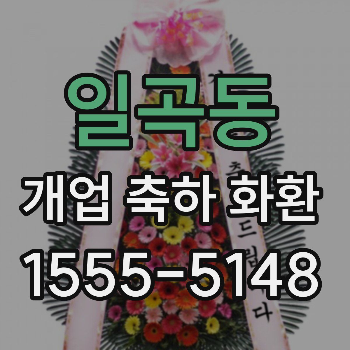 일곡동 개업 축하 화환