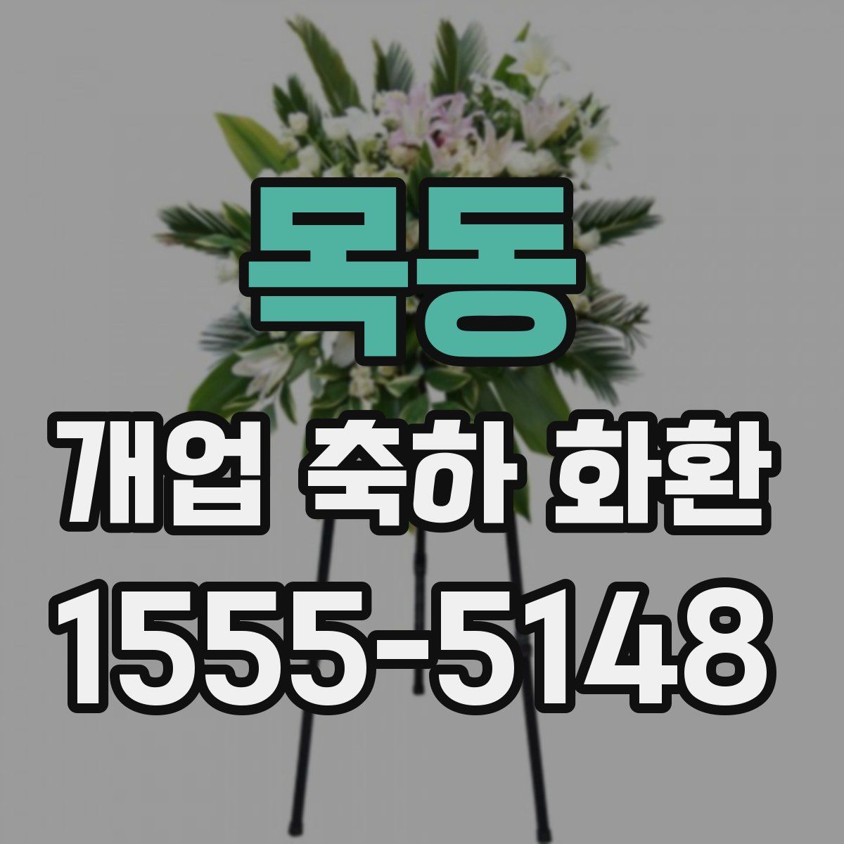 목동 개업 축하 화환