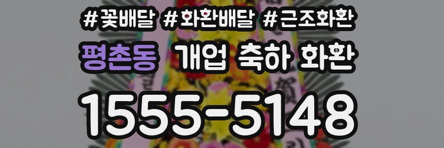 평촌동 개업 축하 화환