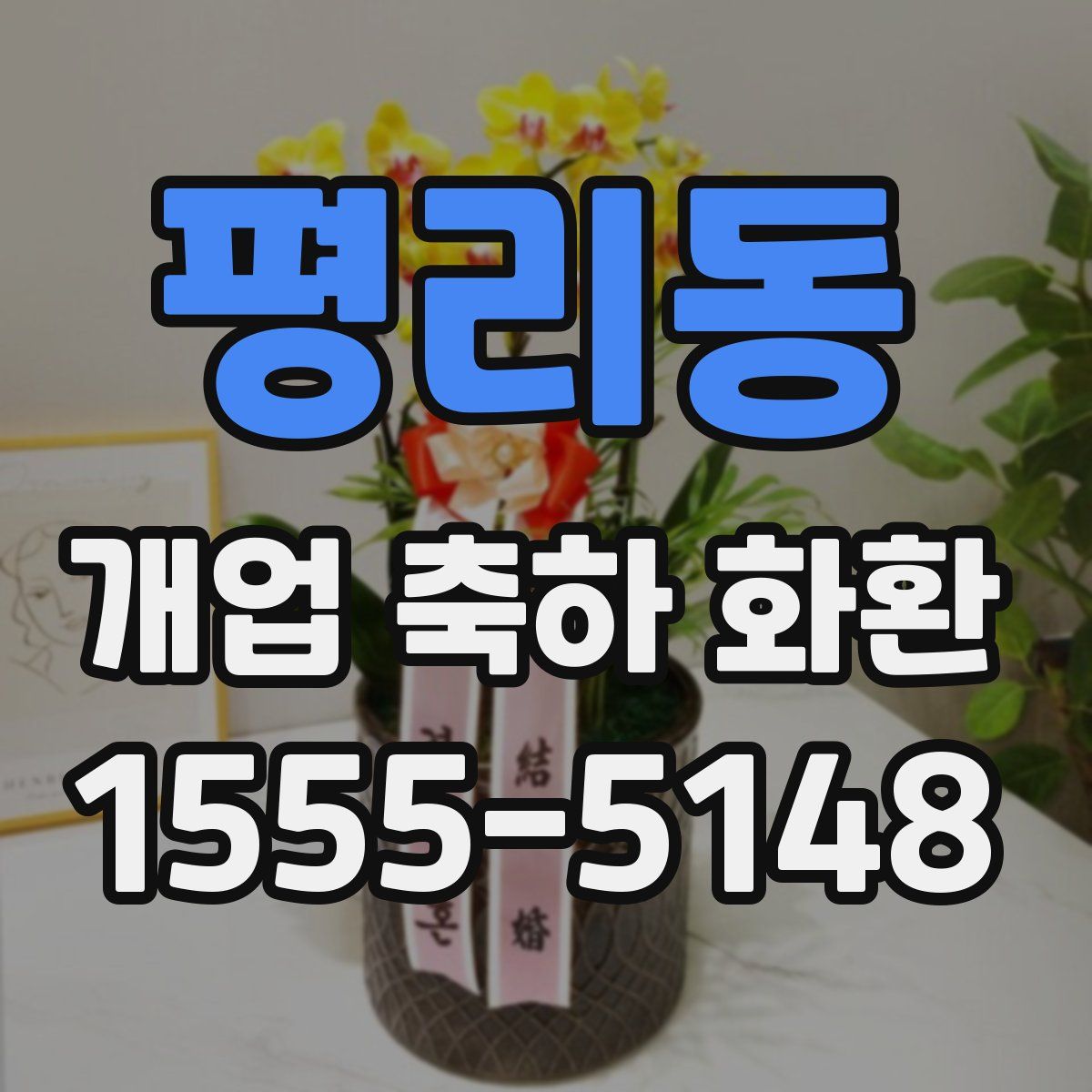 평리동 개업 축하 화환
