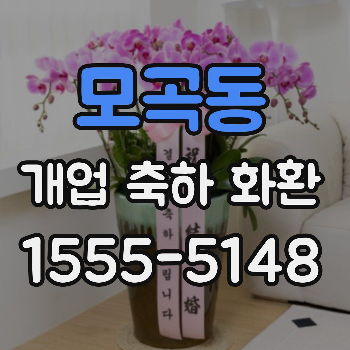 모곡동 개업 축하 화환