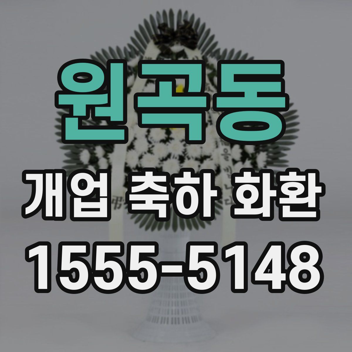 원곡동 개업 축하 화환