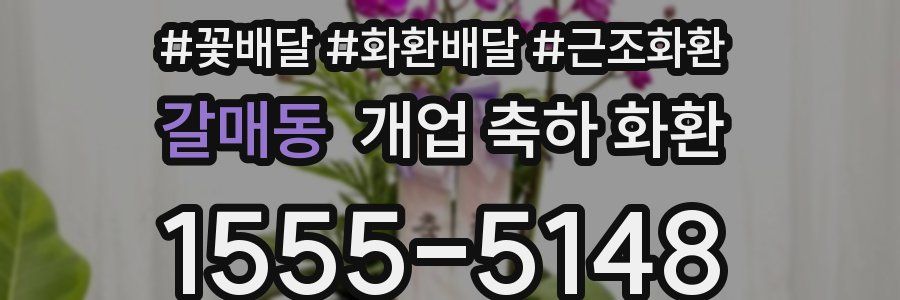 갈매동 개업 축하 화환