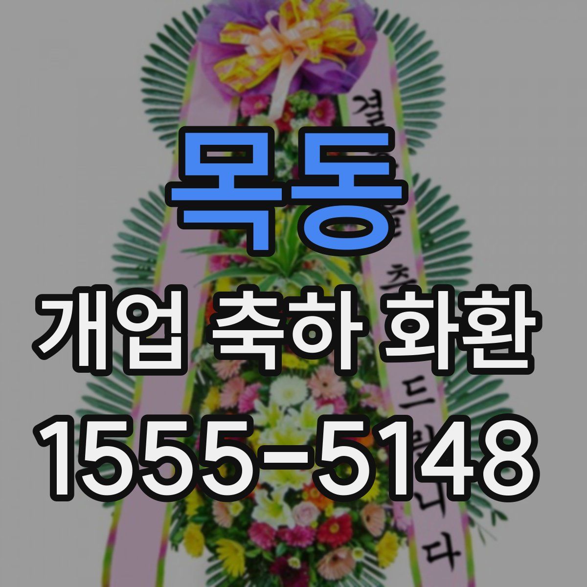 목동 개업 축하 화환