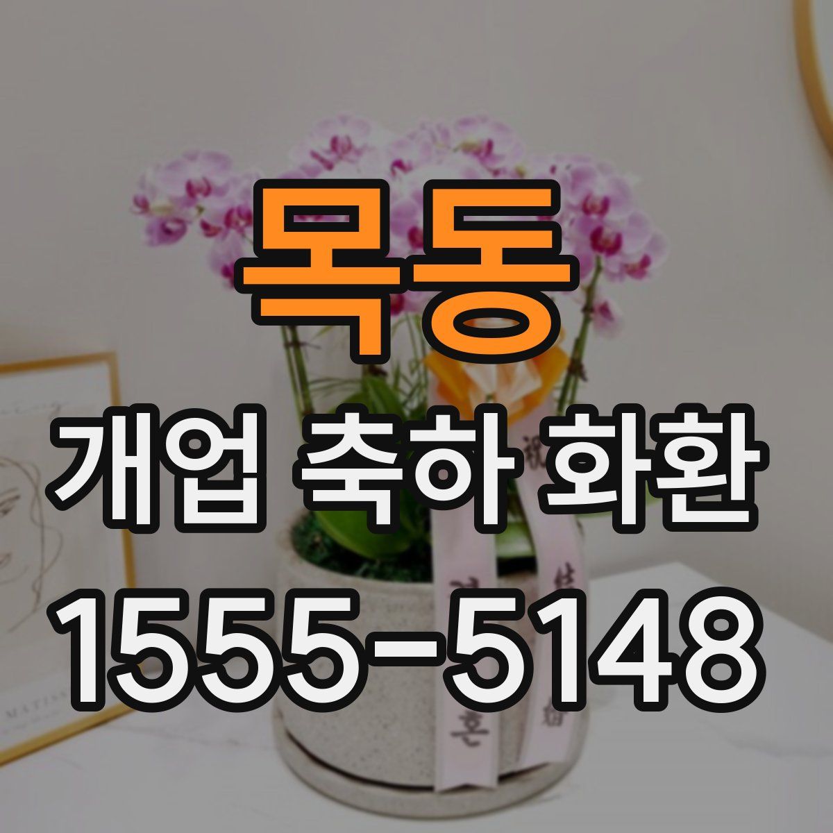 목동 개업 축하 화환