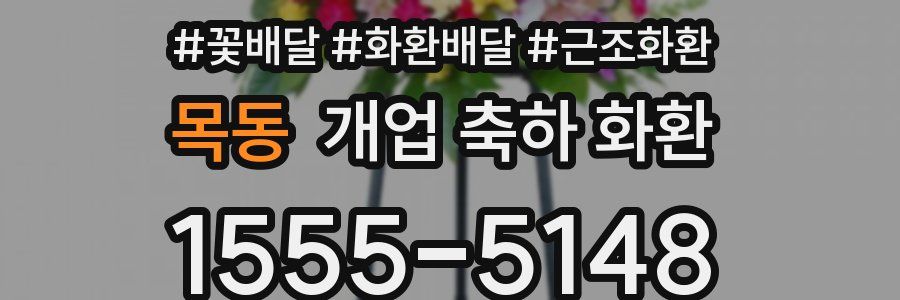 목동 개업 축하 화환