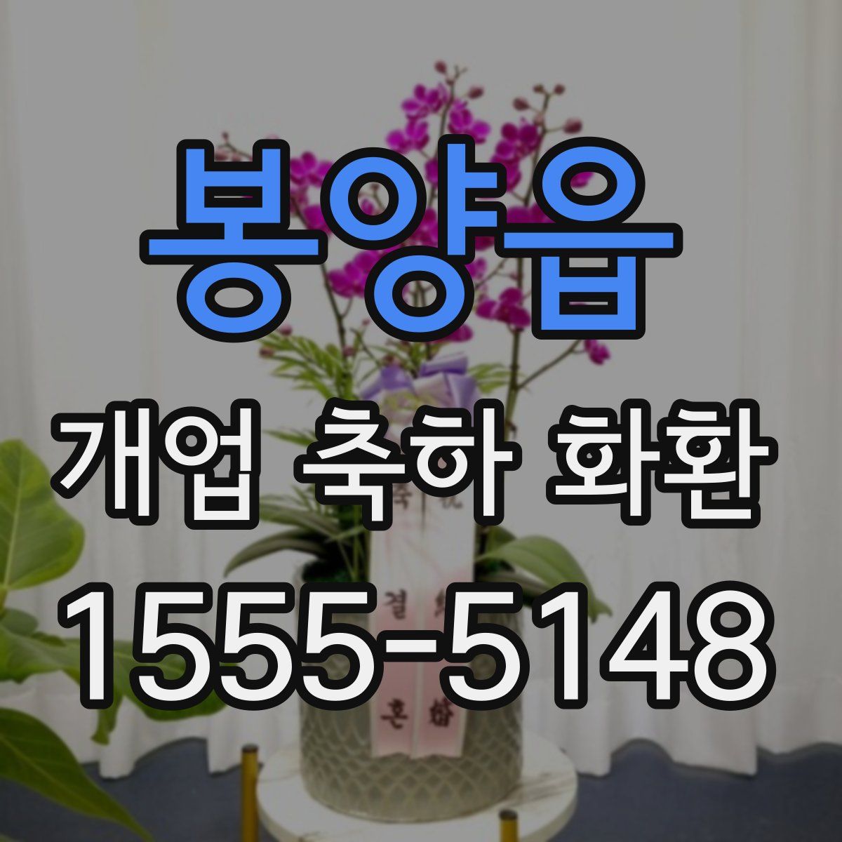 봉양읍 개업 축하 화환