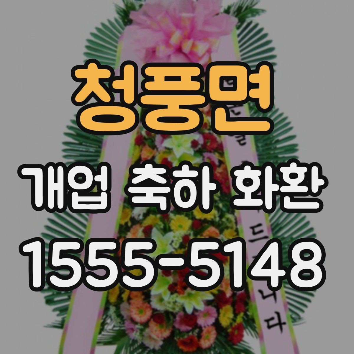 청풍면 개업 축하 화환 예산별 선택 포인트
