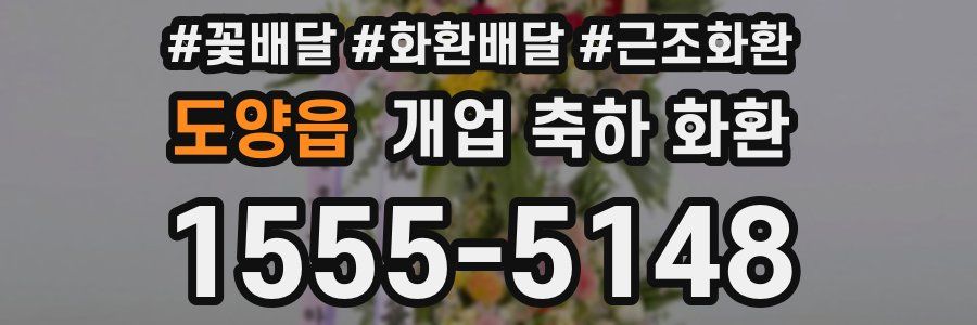 도양읍 개업 축하 화환