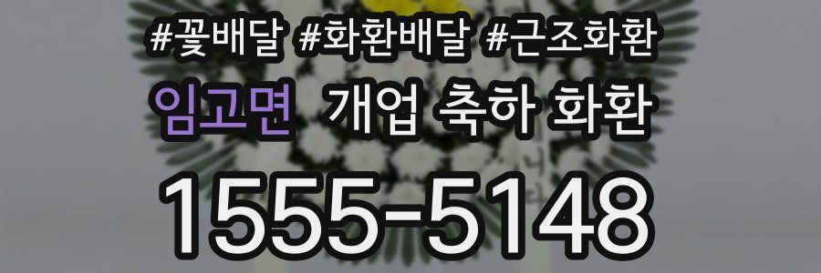 임고면 개업 축하 화환