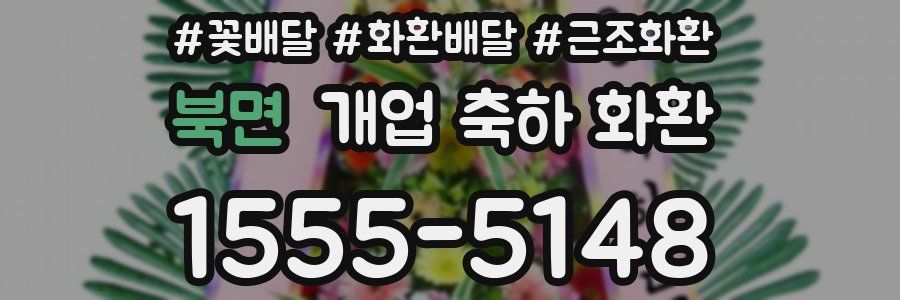 북면 개업 축하 화환