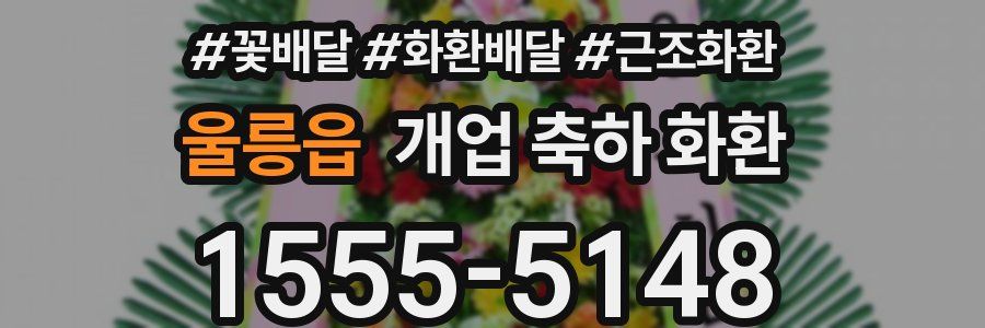 울릉읍 개업 축하 화환