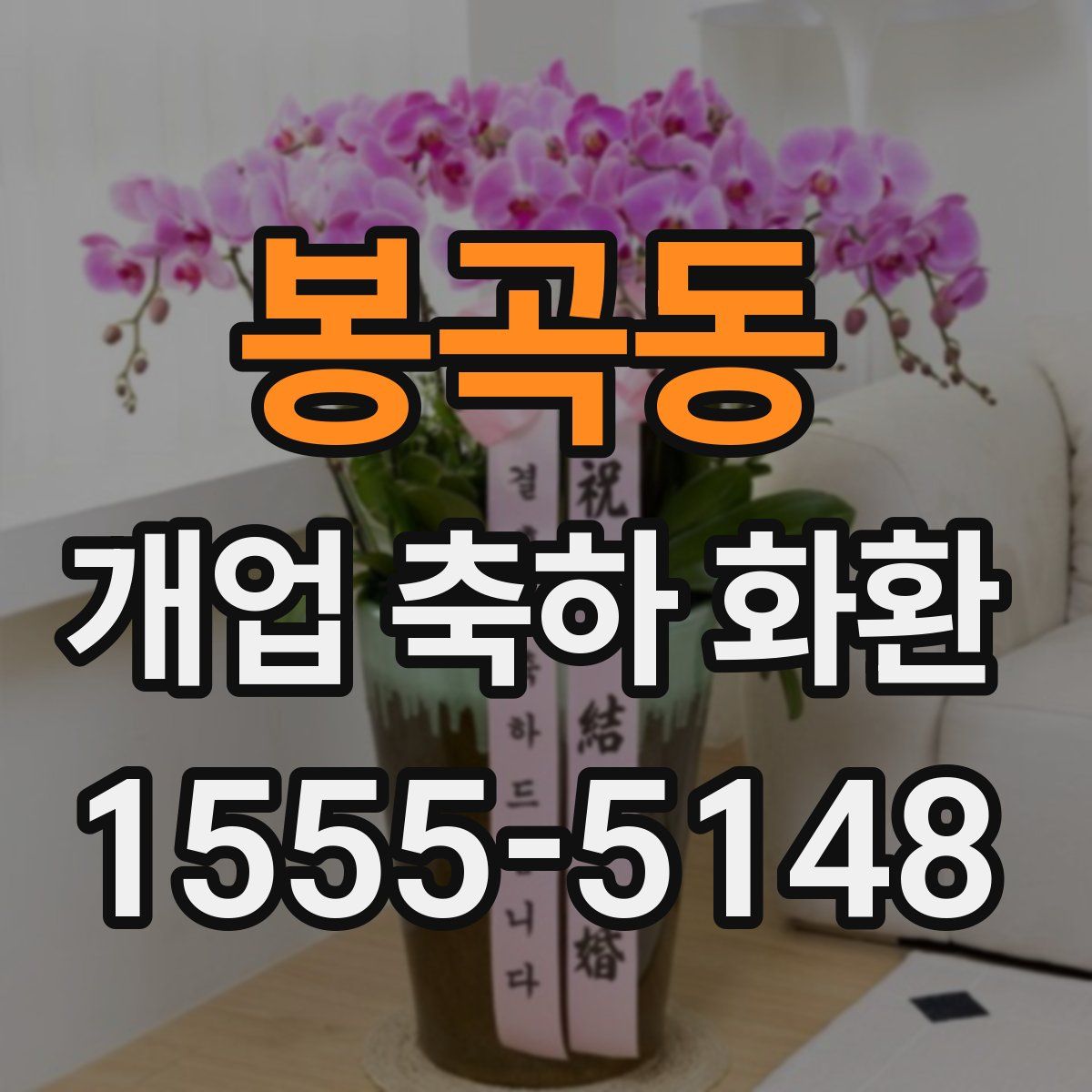 봉곡동 개업 축하 화환