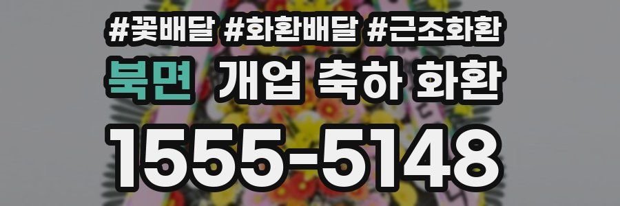 북면 개업 축하 화환