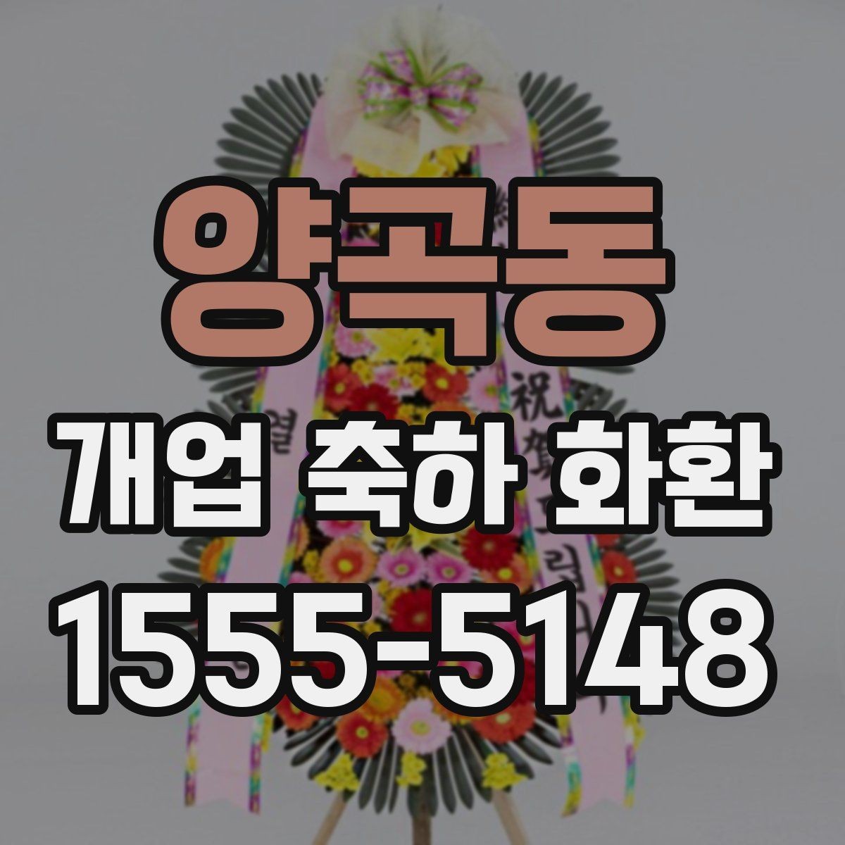 양곡동 개업 축하 화환 시즌별 인기 스타일