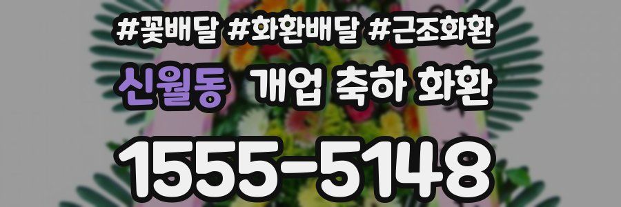 신월동 개업 축하 화환