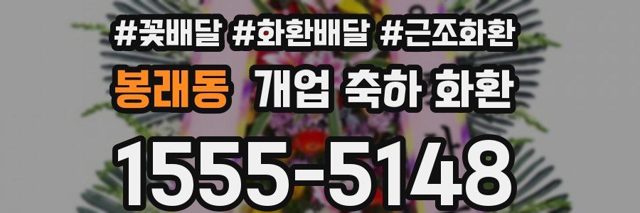 봉래동 개업 축하 화환