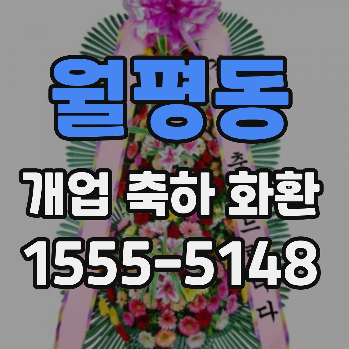 월평동 개업 축하 화환