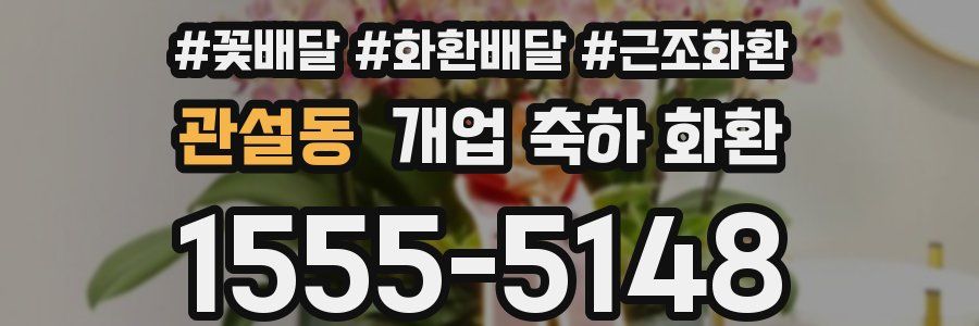 관설동 개업 축하 화환