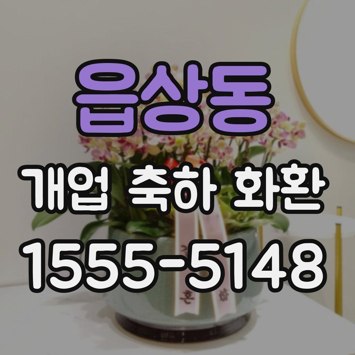 읍상동 개업 축하 화환 매장 오픈 일정과 맞추는 법