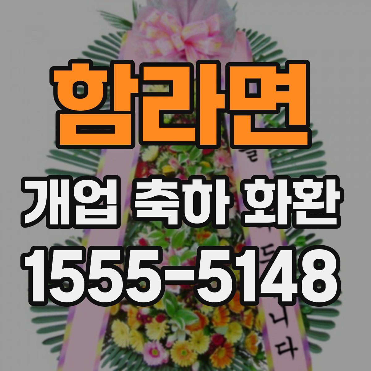 함라면 개업 축하 화환