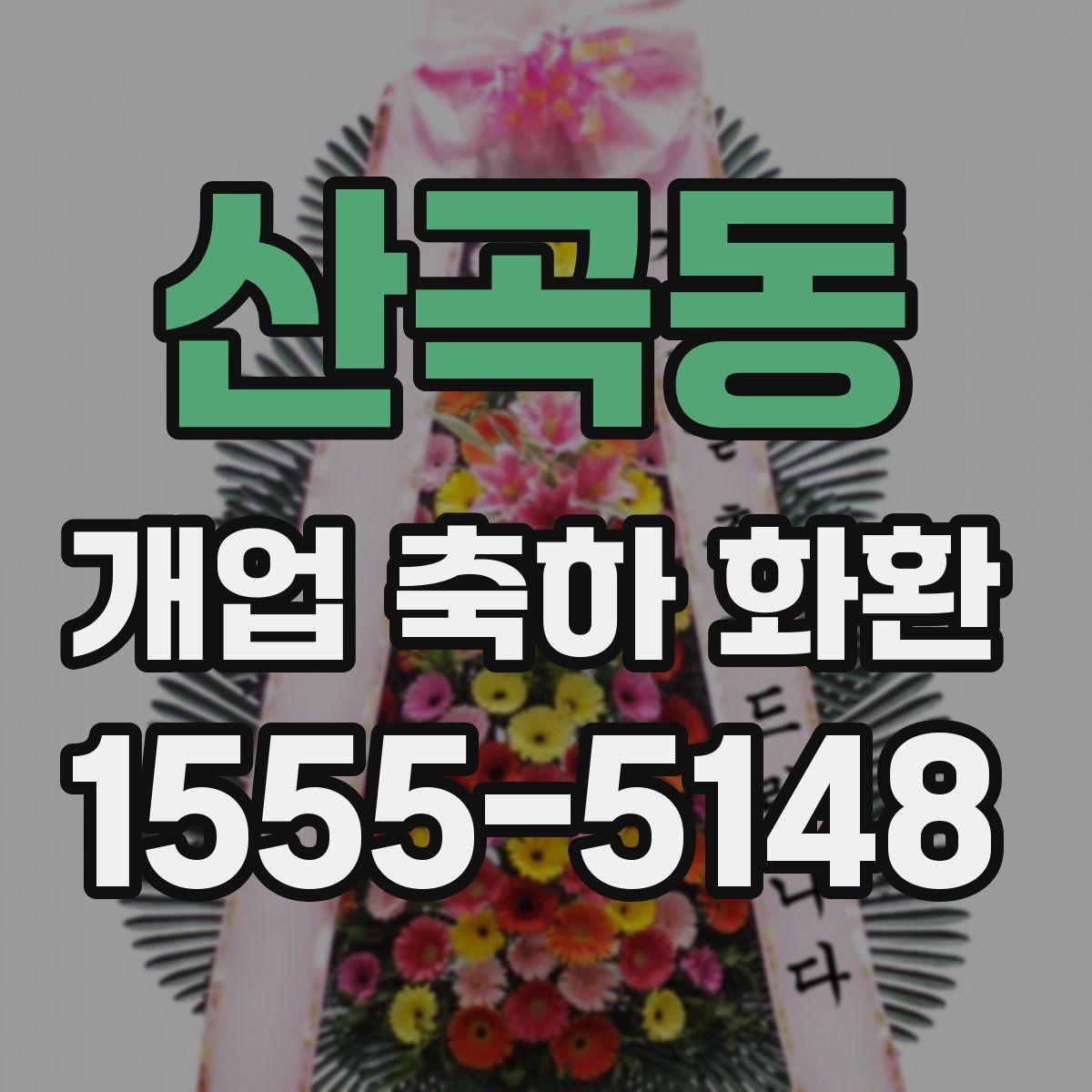 산곡동 개업 축하 화환 매장 오픈 일정과 맞추는 법