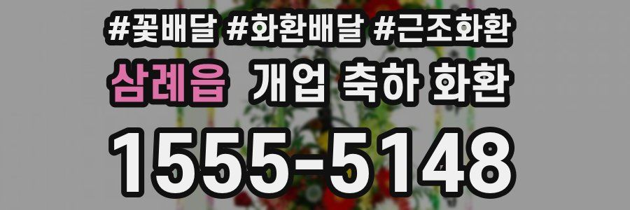 삼례읍 개업 축하 화환