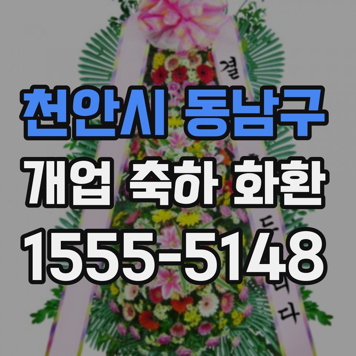 천안시 동남구 개업 축하 화환