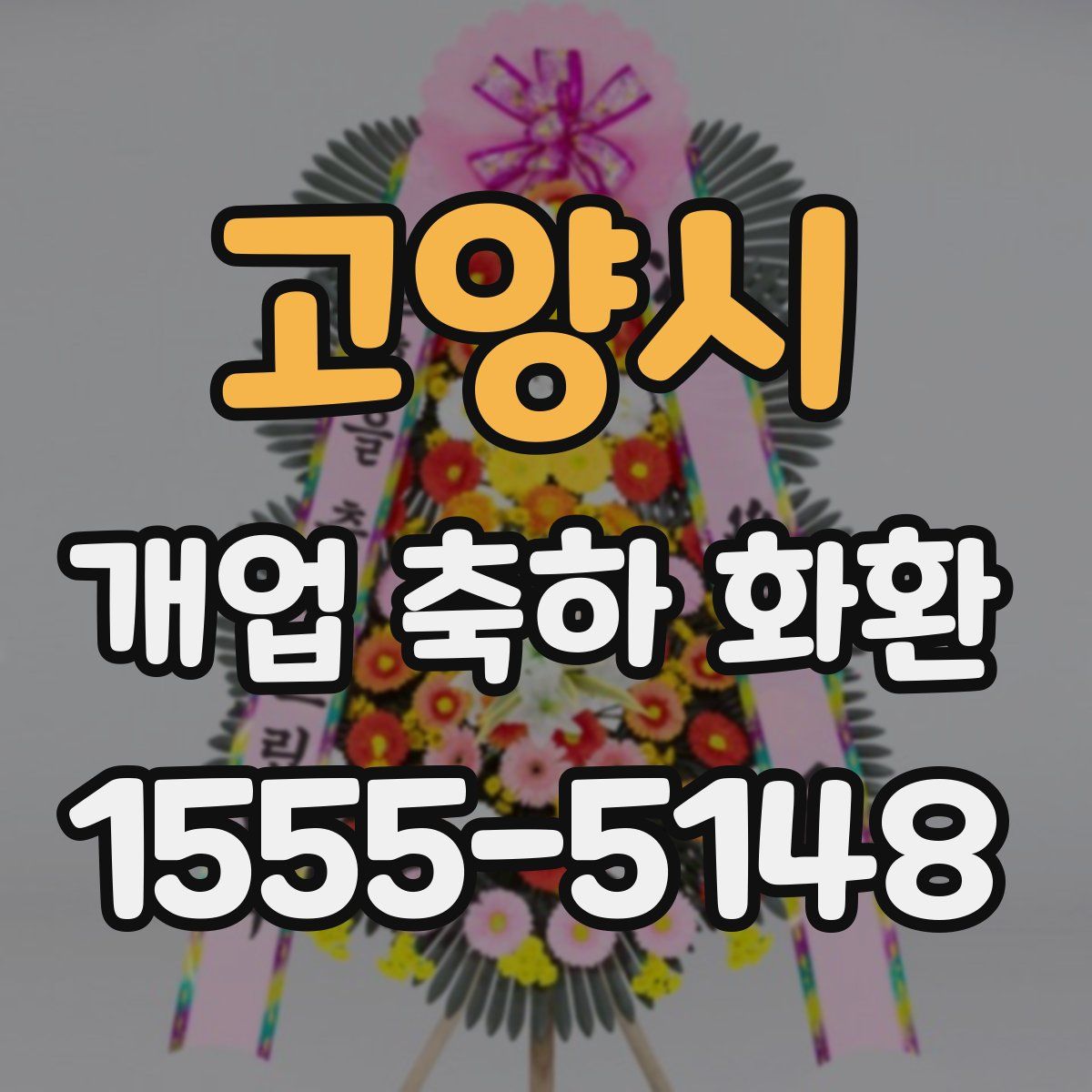 고양시 개업 축하 화환
