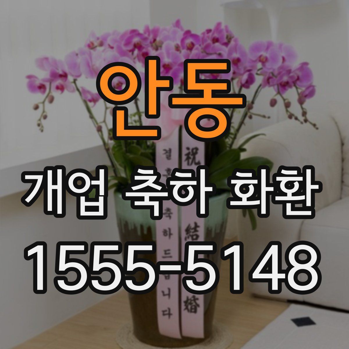 안동 개업 축하 화환