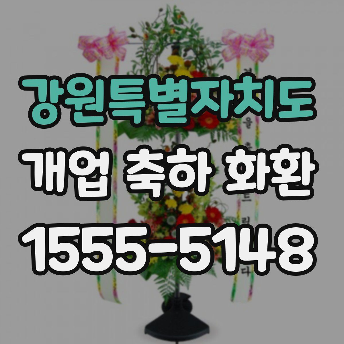 강원특별자치도 개업 축하 화환