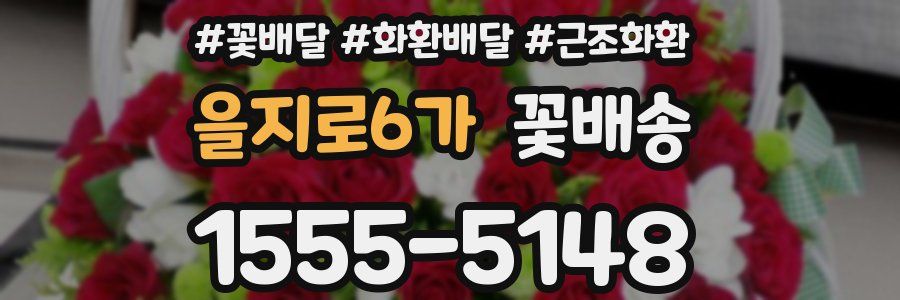 을지로6가 꽃배송