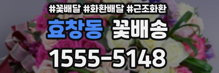 효창동 꽃배송