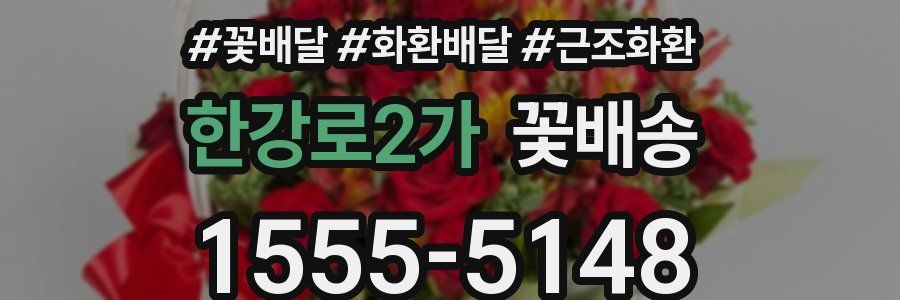 한강로2가 꽃배송
