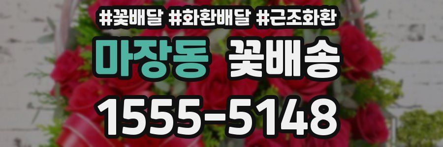 마장동 꽃배송