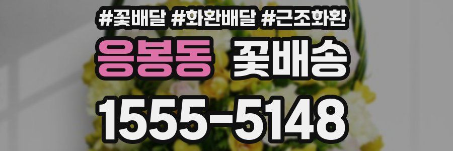 응봉동 꽃배송