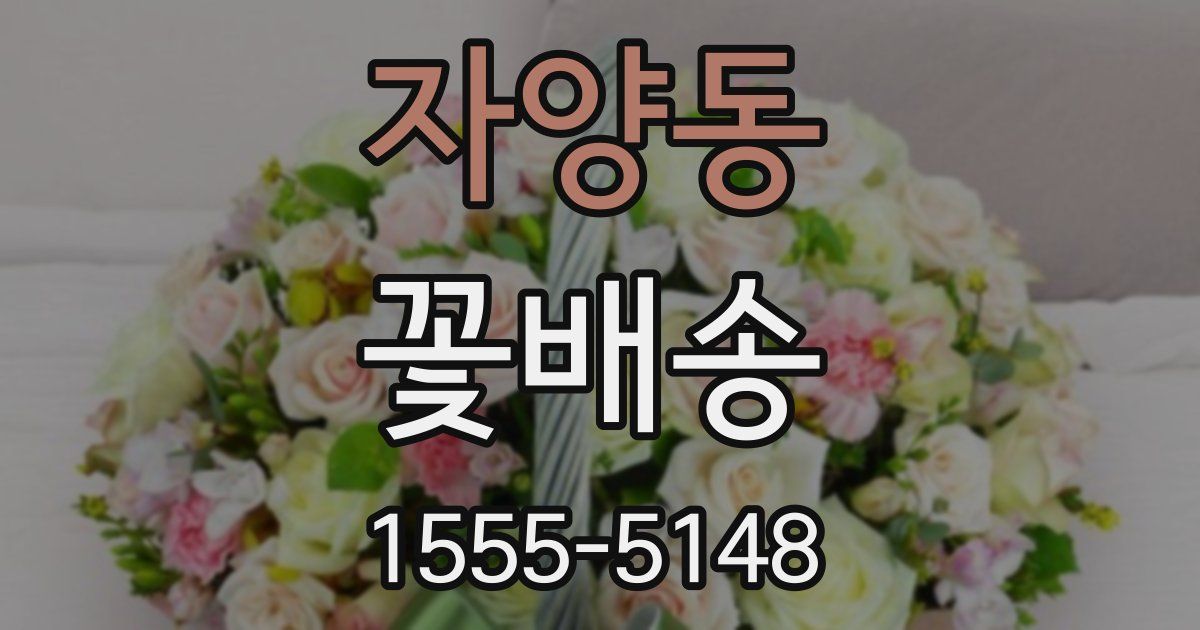 자양동 꽃배송