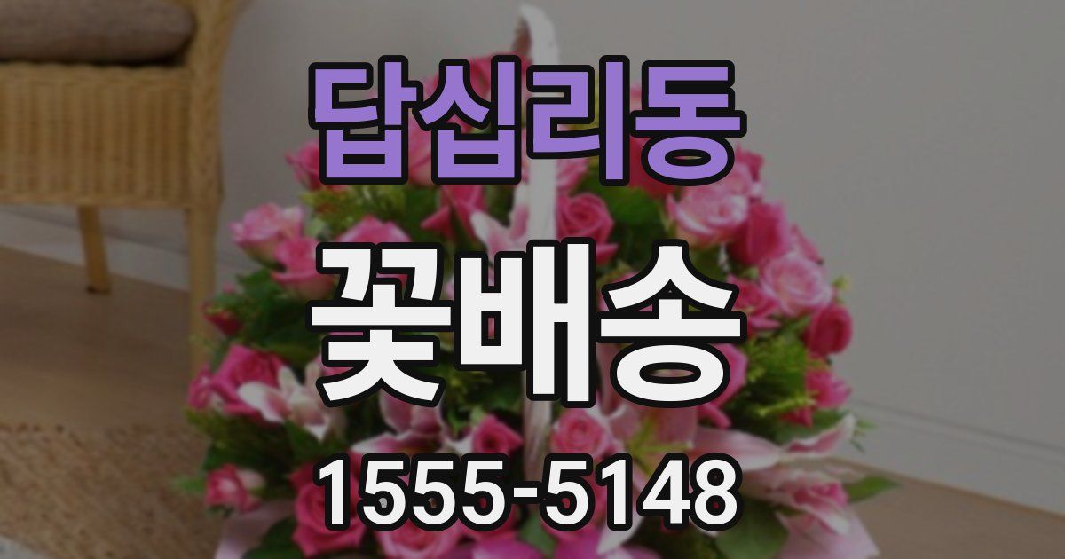 답십리동 꽃배송