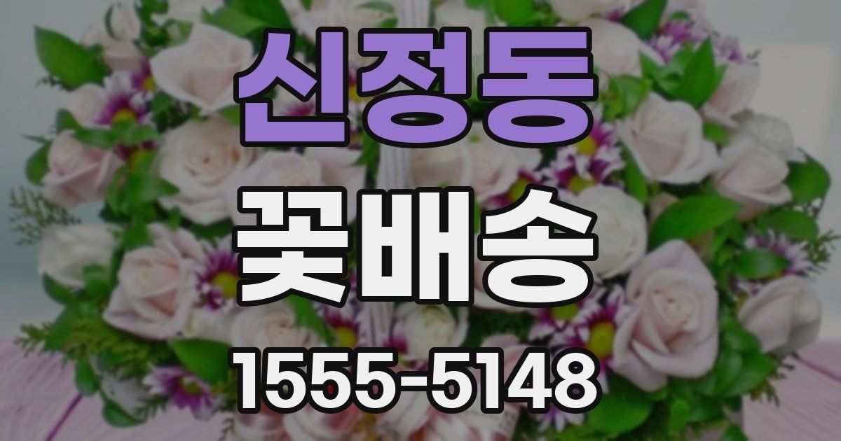 신정동 꽃배송