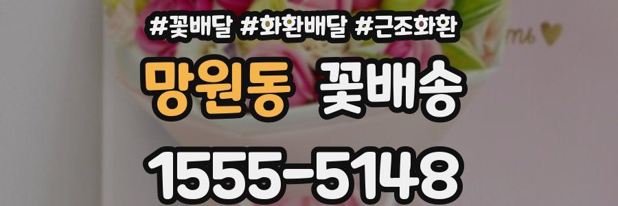 망원동 꽃배송
