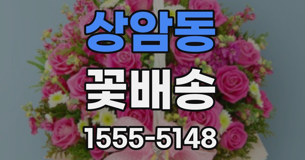 상암동 꽃배송