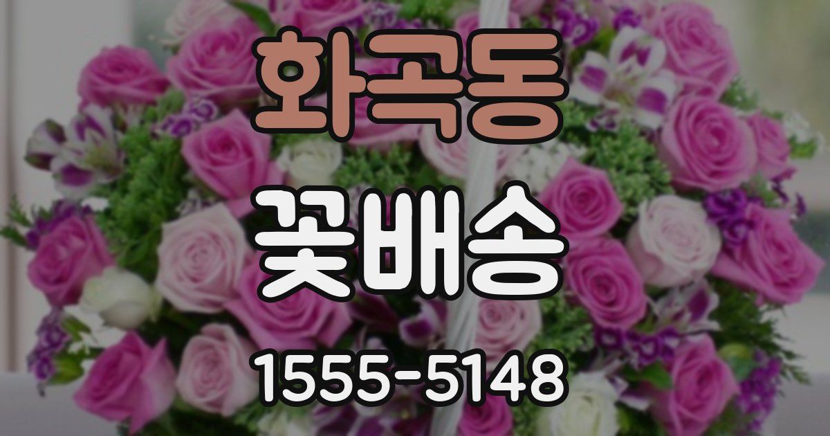 화곡동 꽃배송