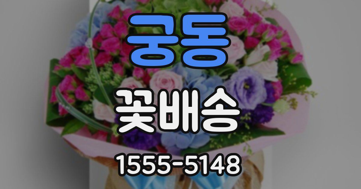 궁동 꽃배송