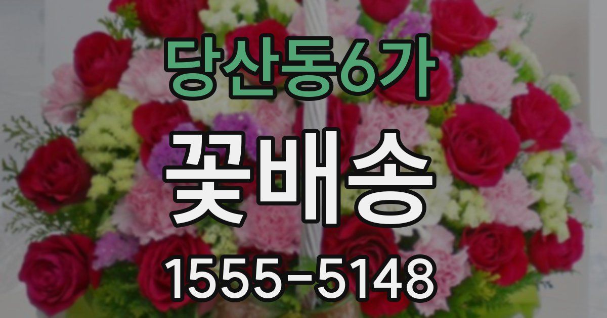 당산동6가 꽃배송